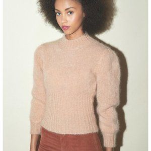 ROUJE Hector mohair dusty pink sweater size 38